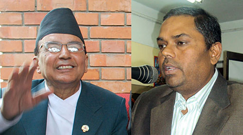 रामचन्द्र पौडेल र  उपेन्द्र यादव