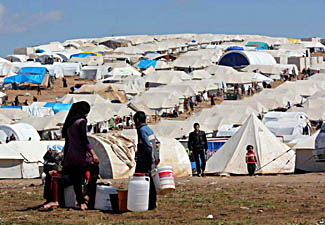 लेबनानमा दश लाख सिरियाली शरणार्थी