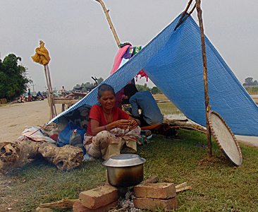 विपत्तिस्थलमा बिचल्ली (तस्वीरसहित)