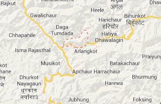 बाढीले गुल्मीमा झोलुङ्गे पुल बगायो