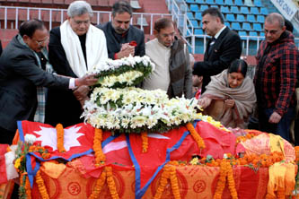 कांग्रेस पदाधिकारी र भारतीय प्रतिनिधिमण्डलबीच भेटवार्ता