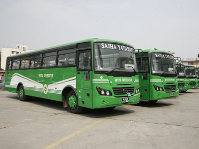 नयाँ वर्षमा साझा बस संचालन हुने