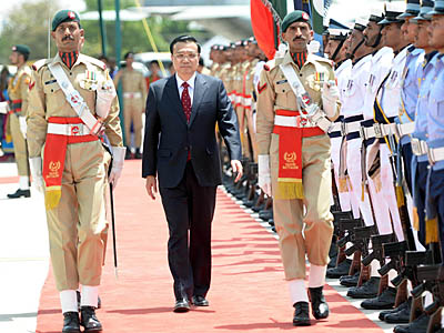 चिनियाँ प्रधानमन्त्री पाकिस्तानमा