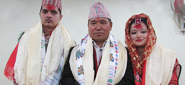 भुलभुलेमा पहिलो औपचारिक अन्तरजातीय विवाह