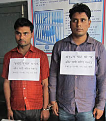 ६० किलो चाँदीसहित दुई युवक पक्राउ