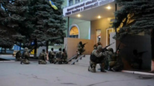 रुस समर्थकद्वारा प्रहरी मुख्यालय कब्जा