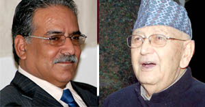 दाहाल र थापाबीच भेटवार्ता