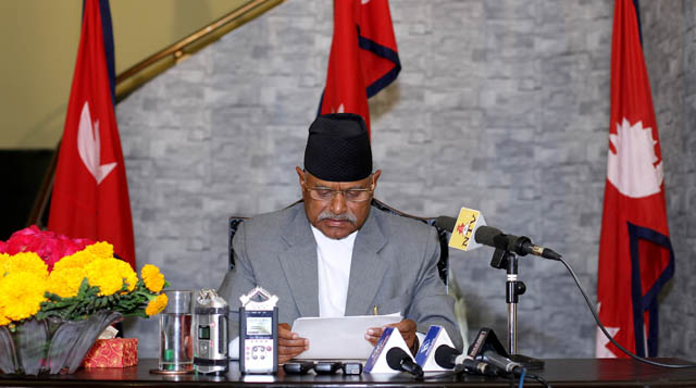 नयाँ संविधान निर्माणसँगै पुनःनिर्माणः राष्ट्रपति