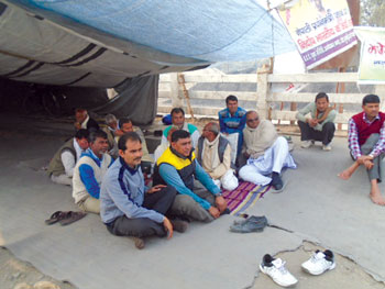 आन्दोलन लम्बिंदा वीरगञ्जमा धर्ना बस्नेको संख्या घट्दै गएको छ।